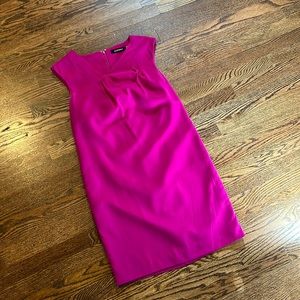 On trend color alert!  Fushia/Magenta Ellen Tracy dress in size 4